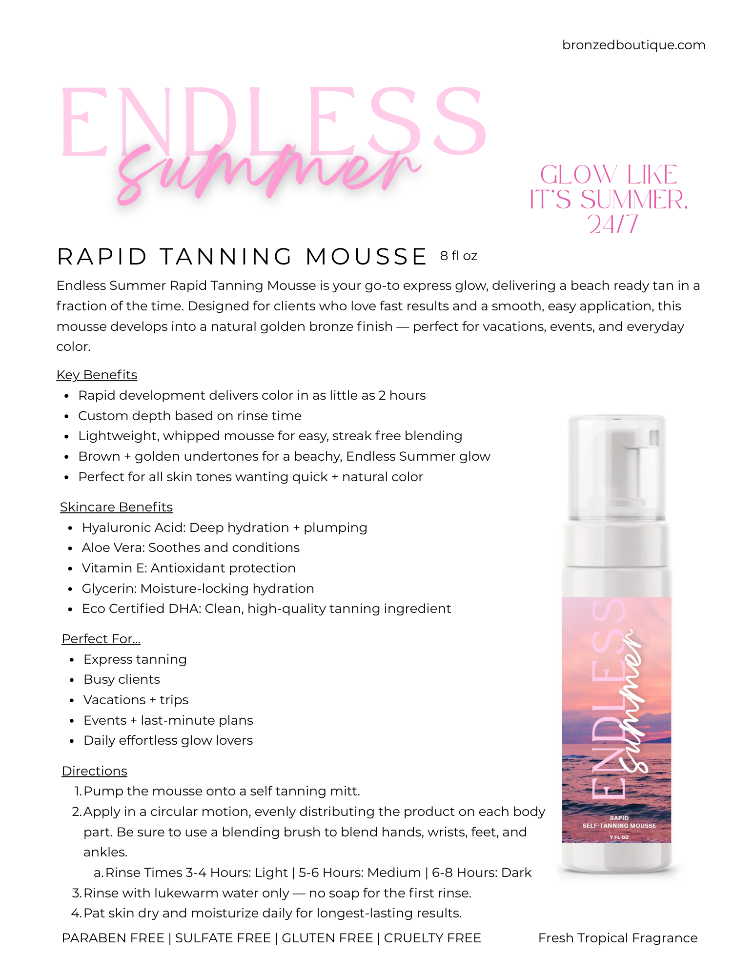 Endless Summer Rapid Mousse