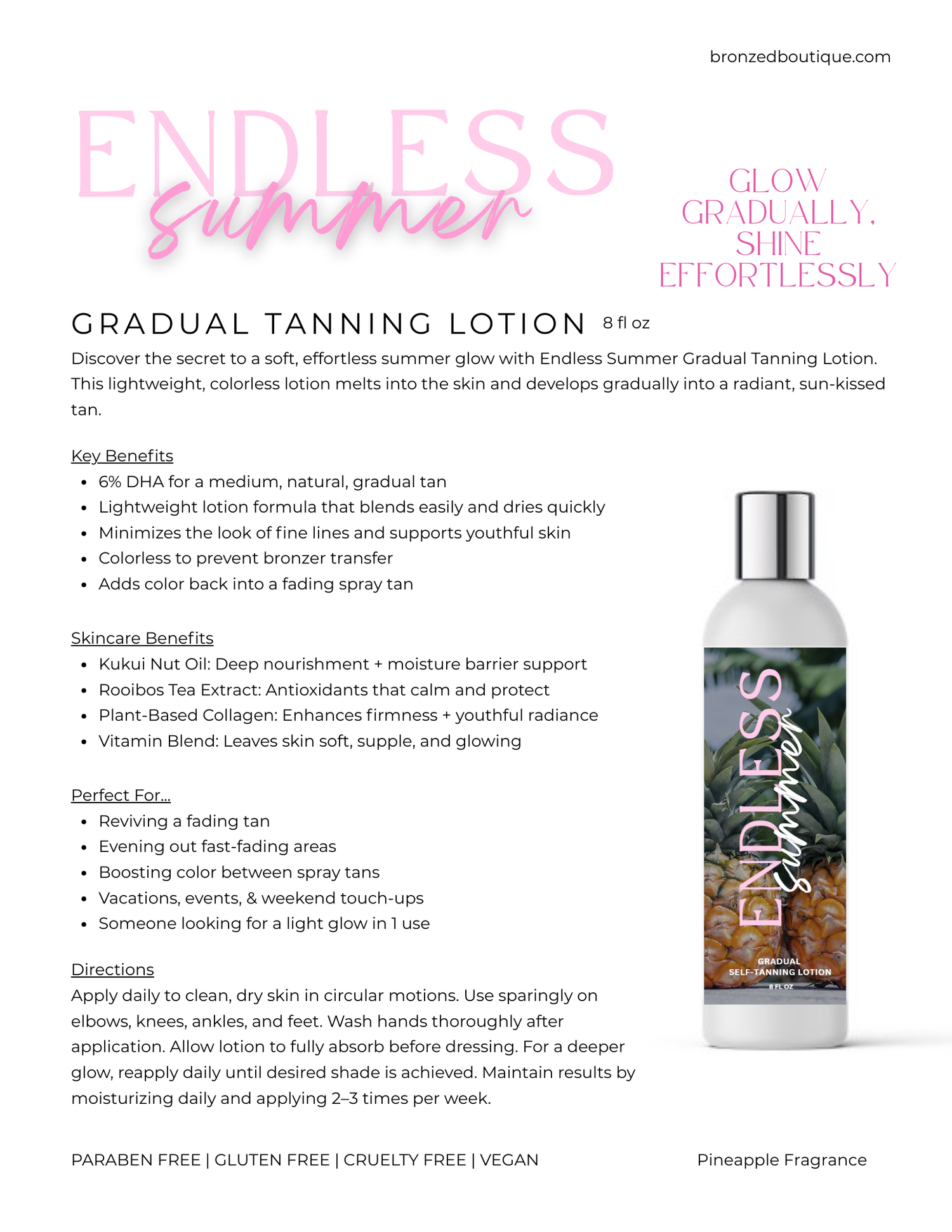 Endless Summer Gradual Tanning Lotion