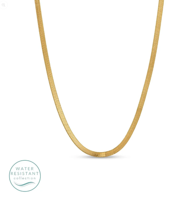 Splendid Iris Water Resistant Snake Chain