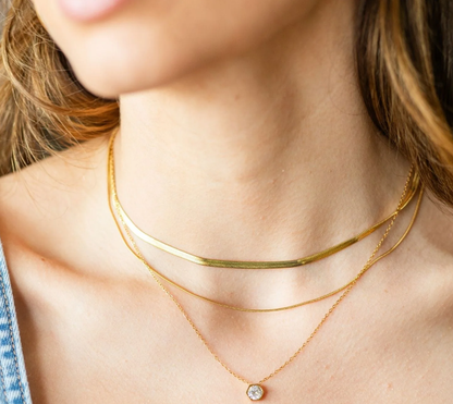 Splendid Iris Water Resistant Faux Diamond Necklace