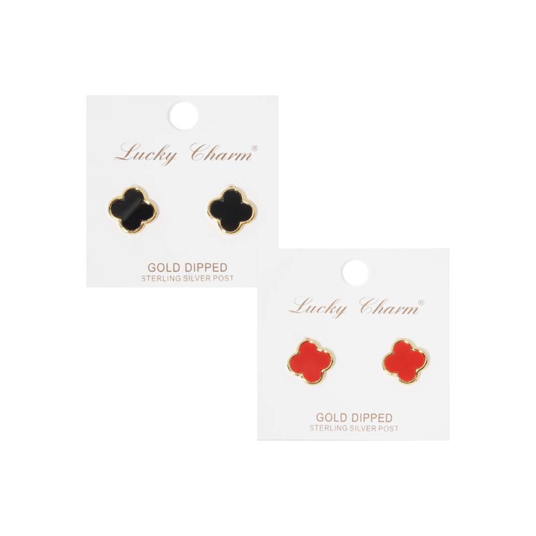 Colored Charm Earrings