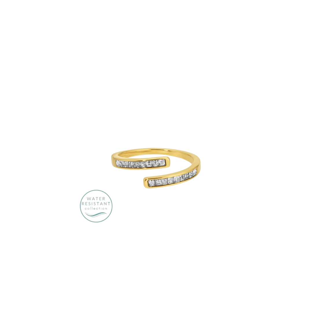 Splendid Iris Water Resistant Adjustable Ring