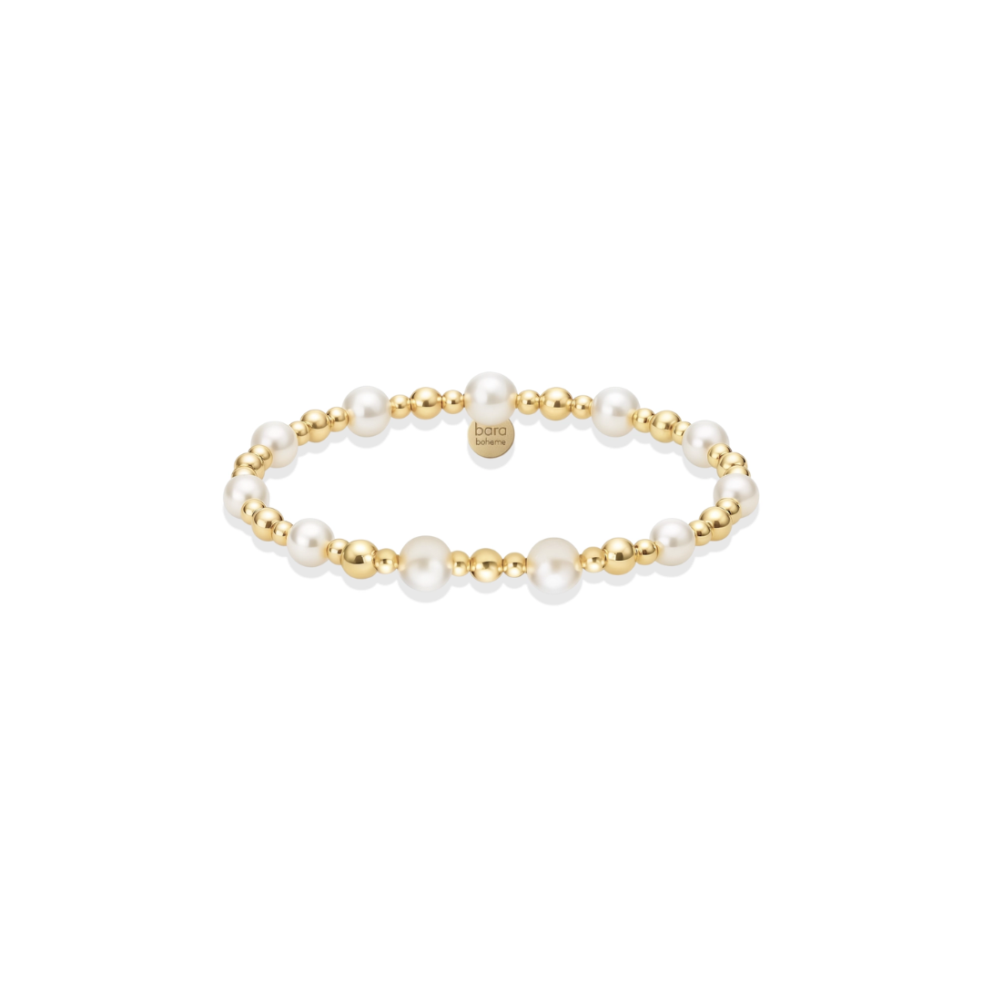 Bara Boheme Water Resistant Ashlyn Pearl Beaded Bracelet